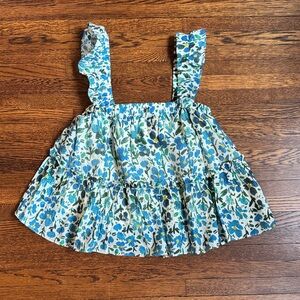 Floral swing tank top